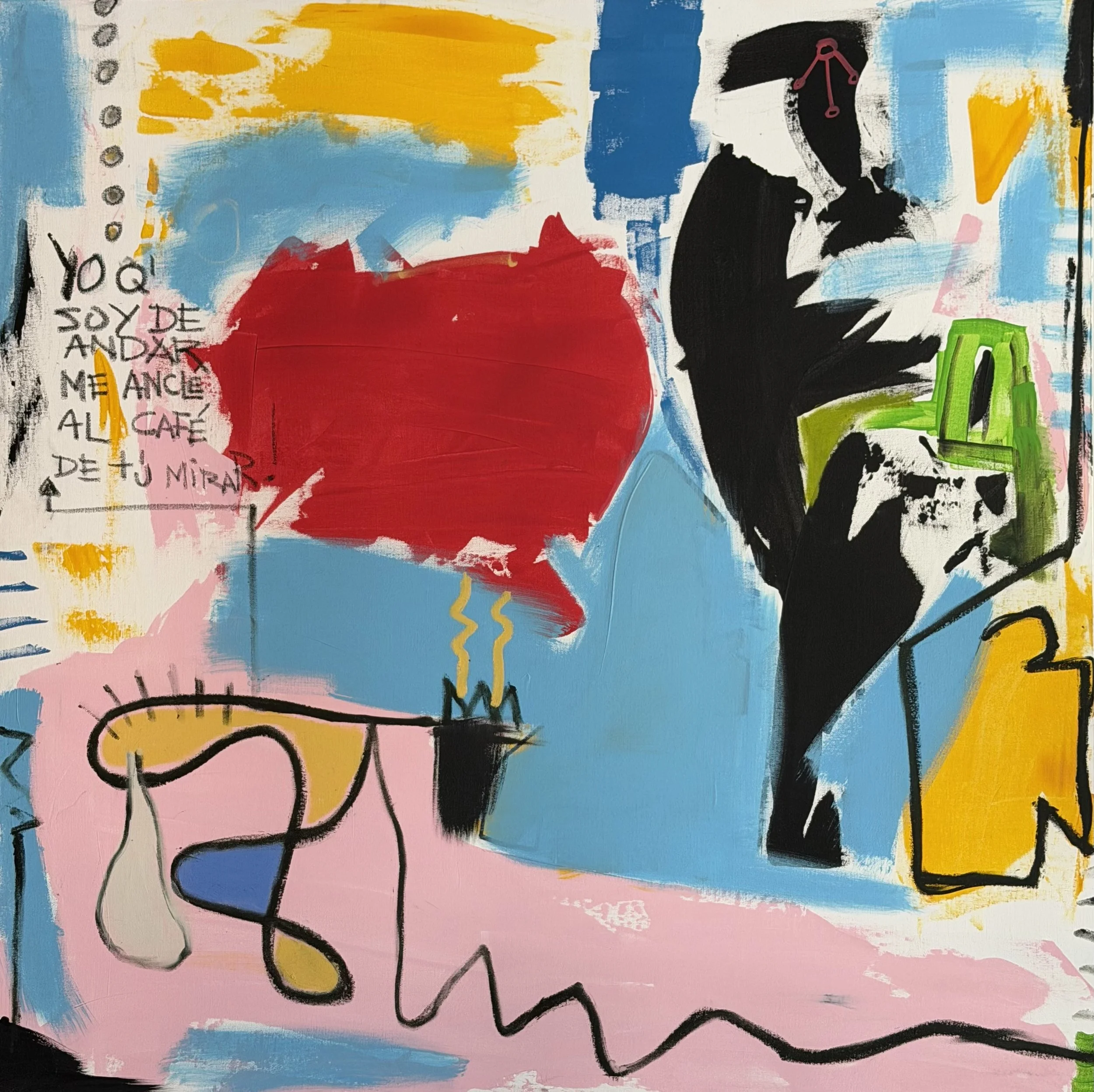 Sentimiento 2
Vendido · Técnica mixta — acrílico y óleo sobre lienzo · 150 × 150 cm