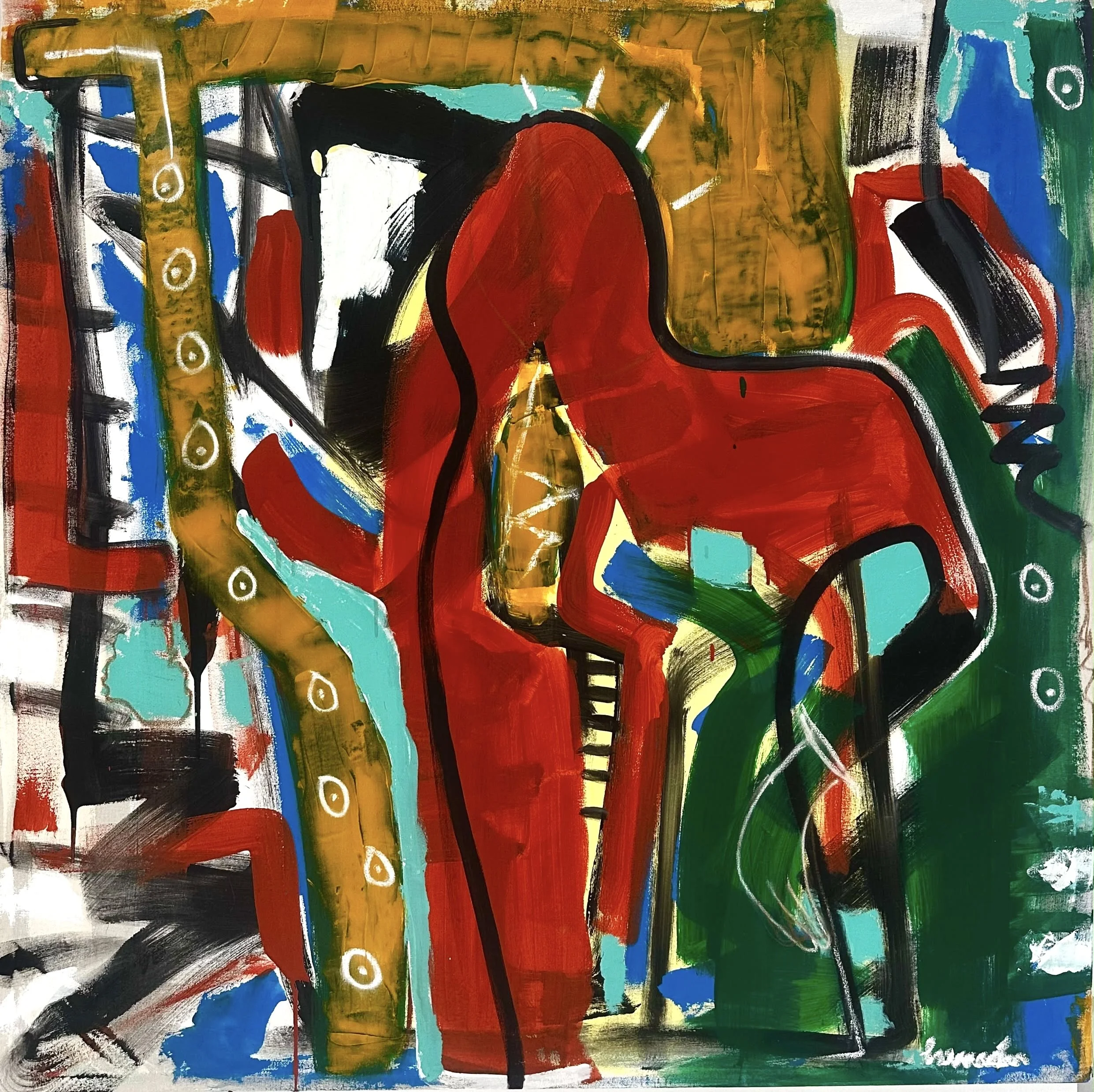 Thinker
Acrílico sobre lienzo · 120 × 120 cm