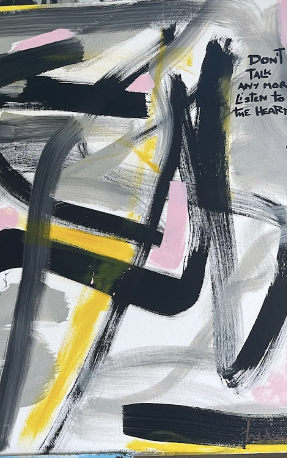 Acrílico sobre lienzo · 150 × 100 cm