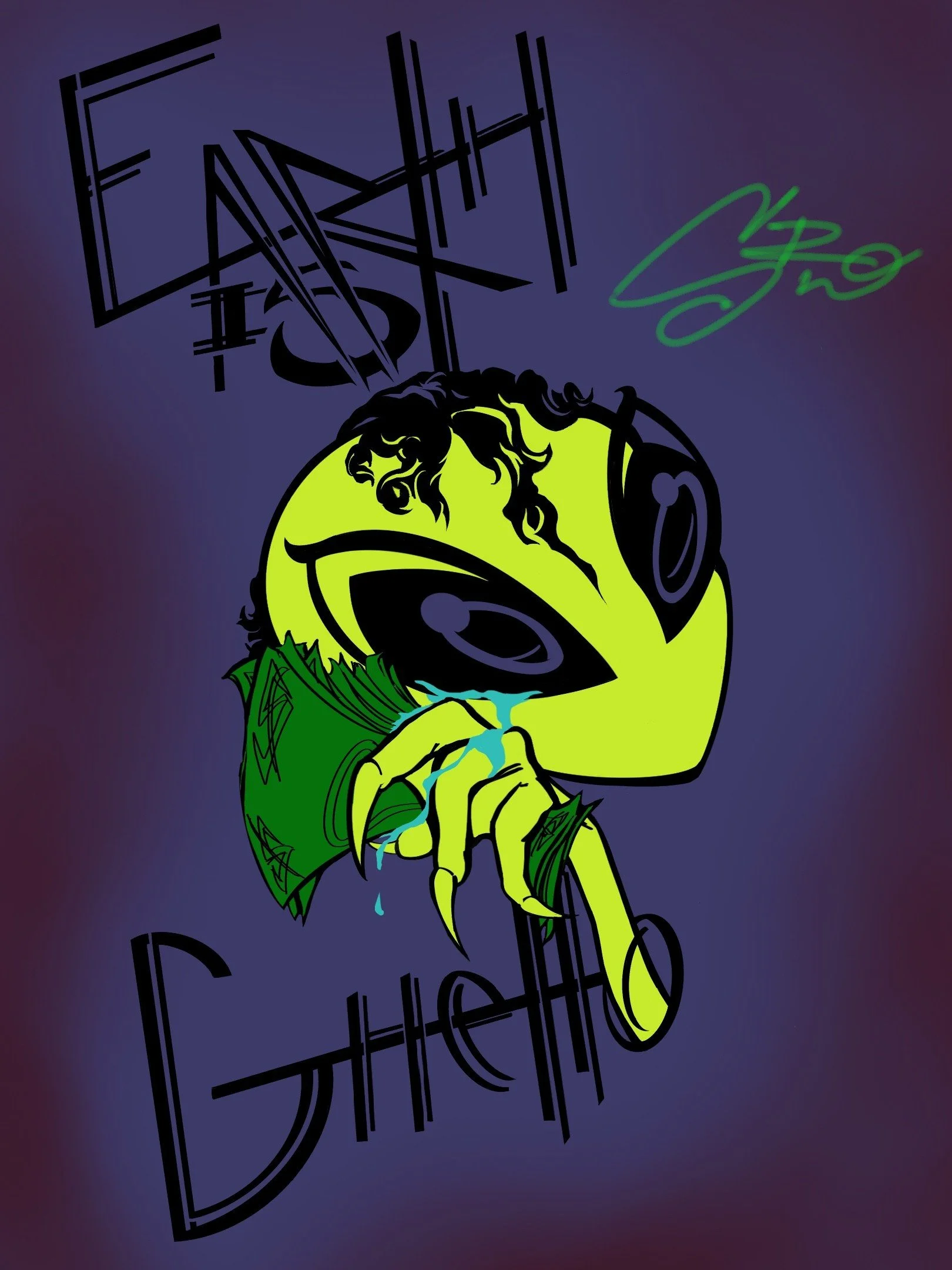 Earth Is Ghetto Print