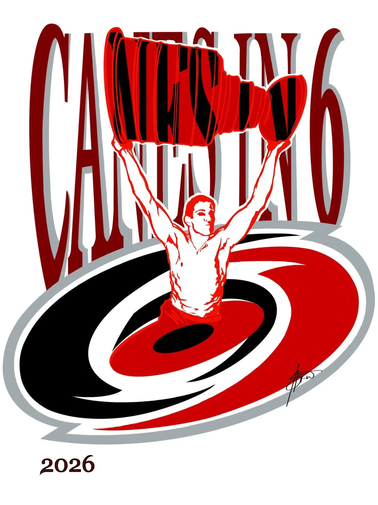 Canes in 6 Print