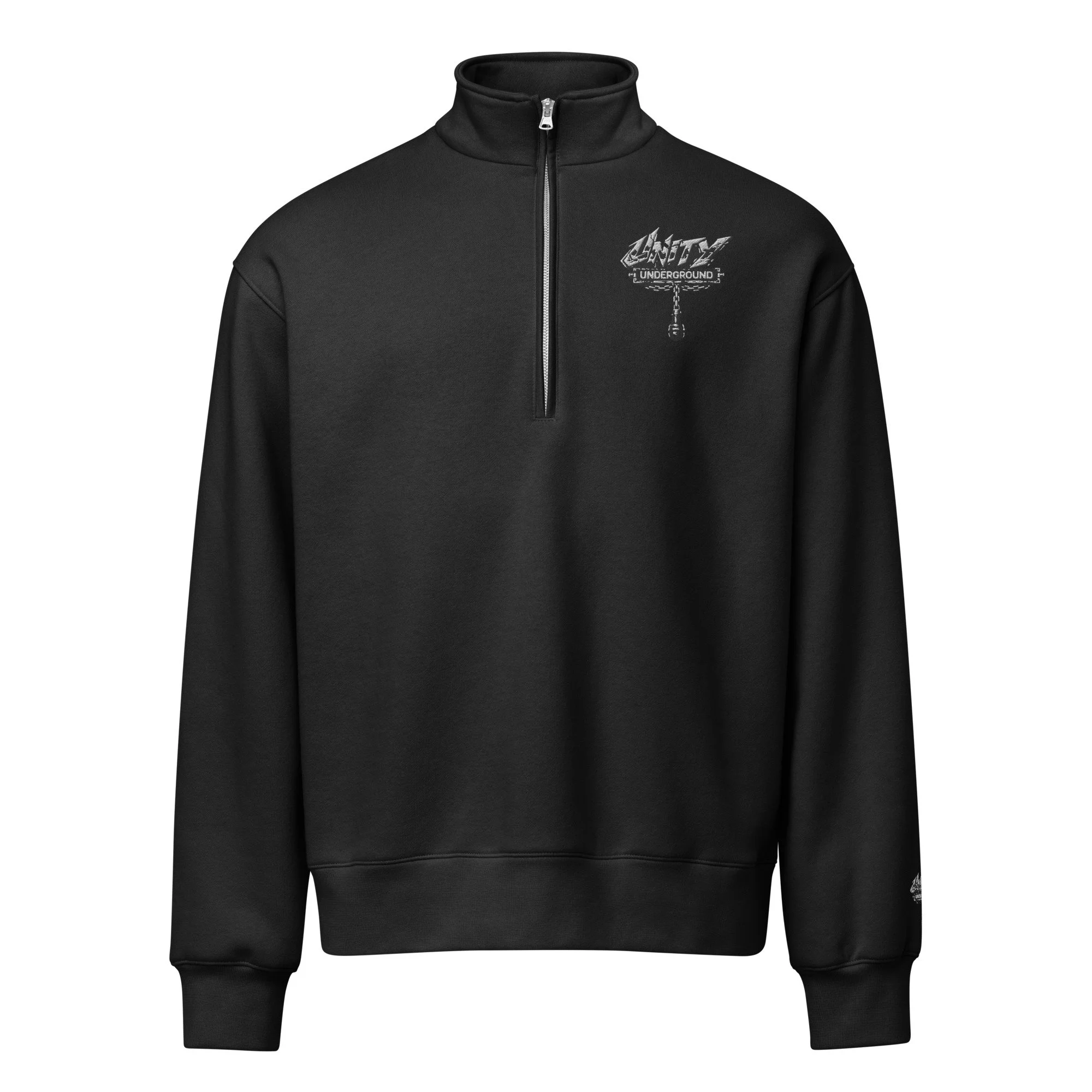 Unisex half-zip pullover