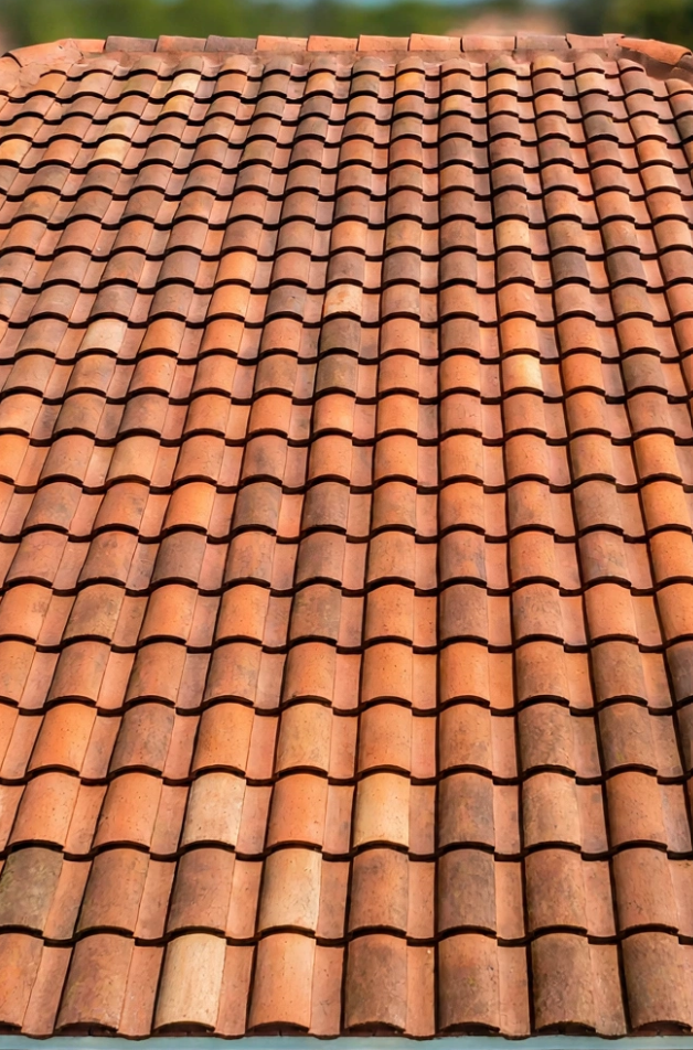 Soft washed roof tiles increasing the lifetime and value of the roof as well as increasing the curb appeal of the house