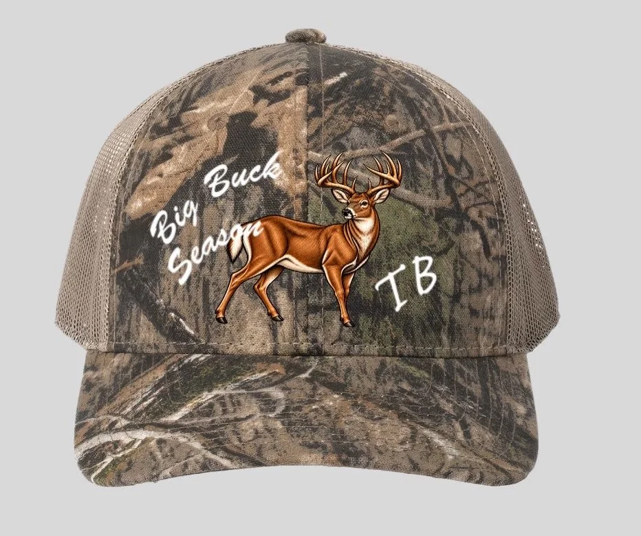 Vintage Camo Buck Hat