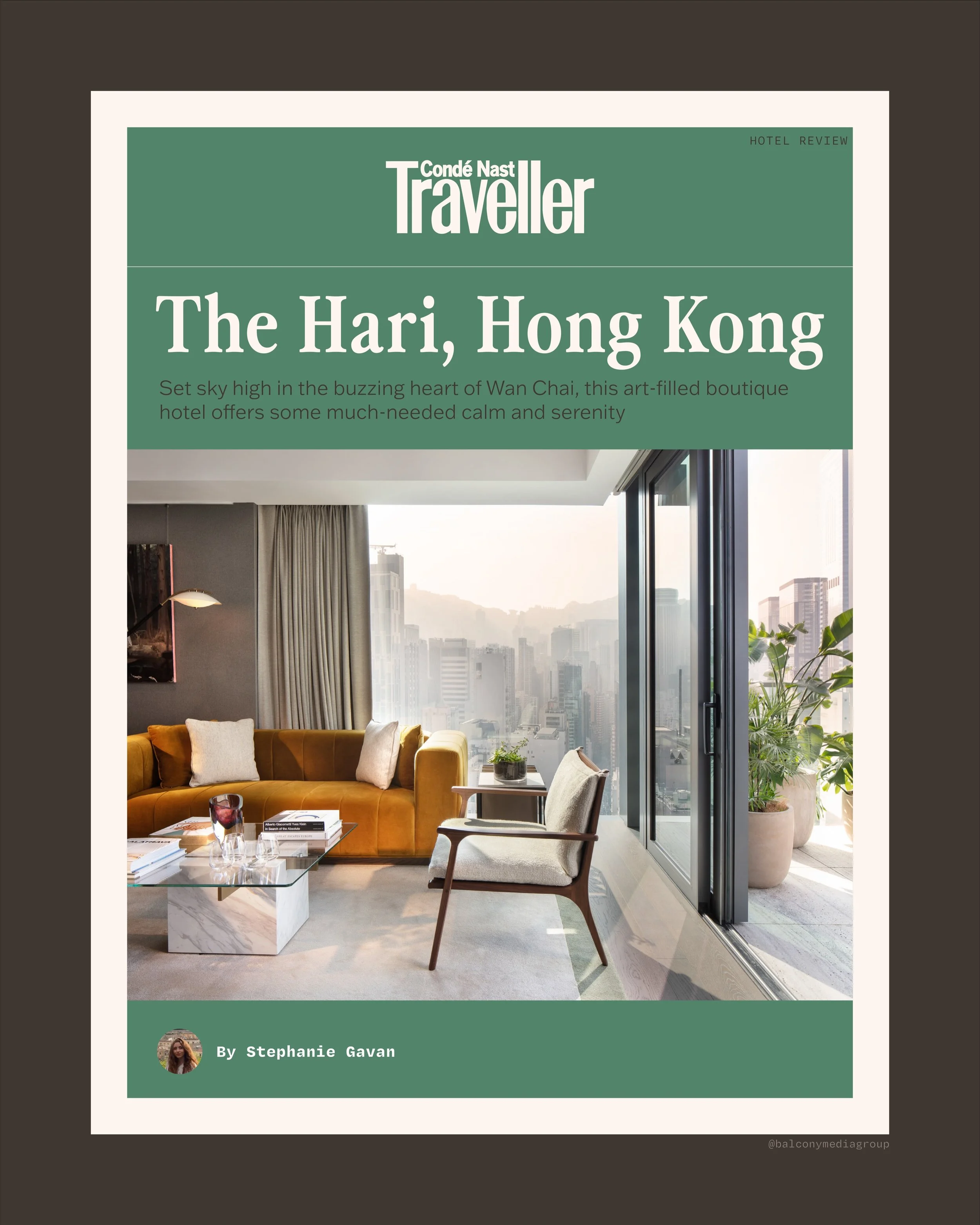 &ldquo;In a nutshell: With design-savvy interiors, a museum&rsquo;s worth of contemporary art and top-tier local experiences, The Hari is a culture-crammed boutique hotel offering a much-needed dose of calm in Hong Kong&rsquo;s high-energy Wan Chai d