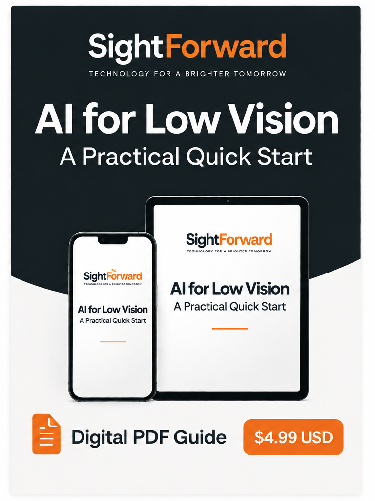 AI for Low Vision: A Practical Quick Start