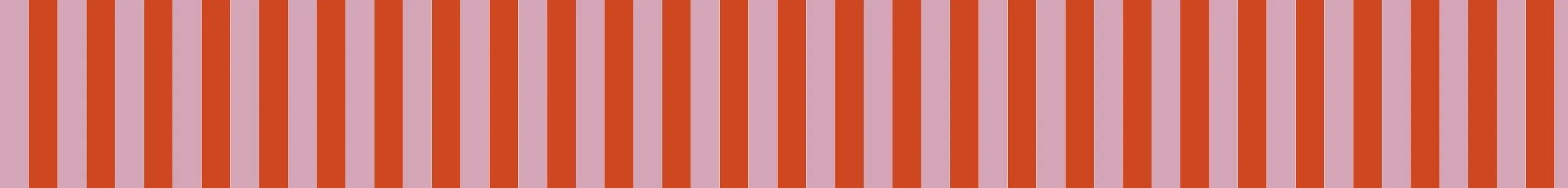 Close-up of vertical red and pink striped fabric.