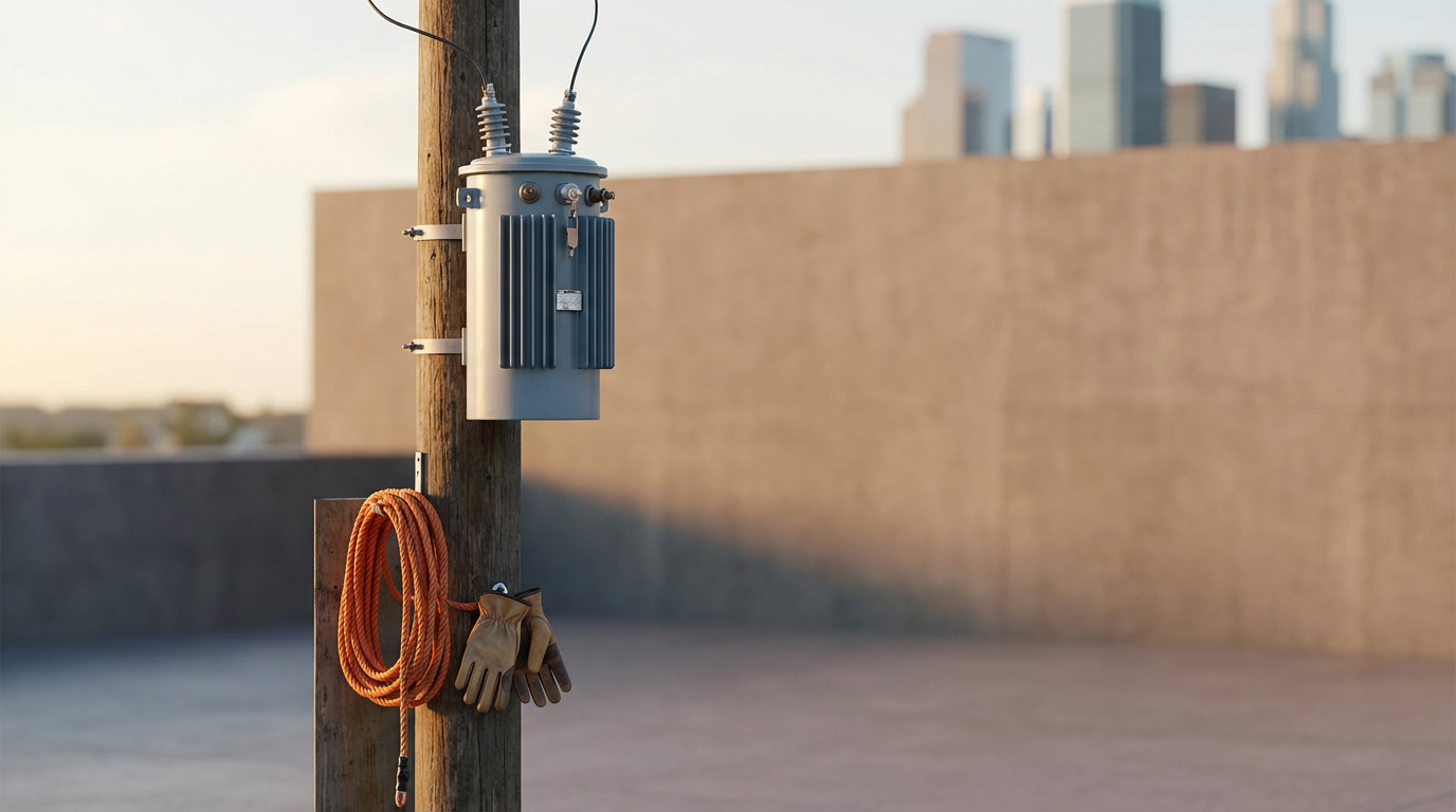 Pole-Mounted Transformer