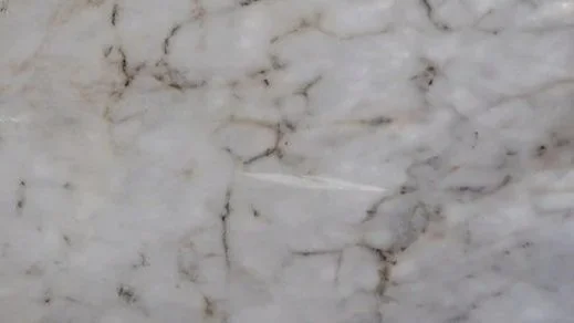 Close-up of a marble surface with gray and white veins