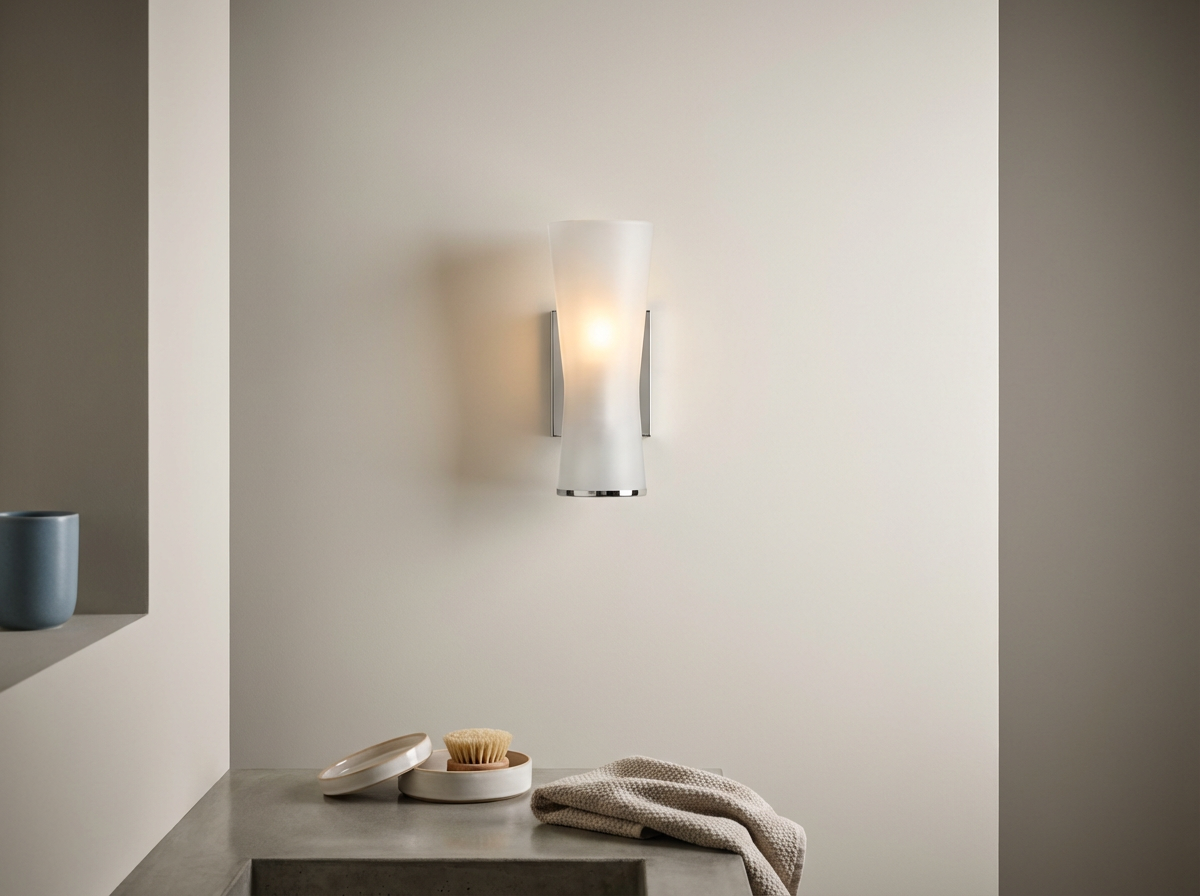 Frosted Glass Vanity Light