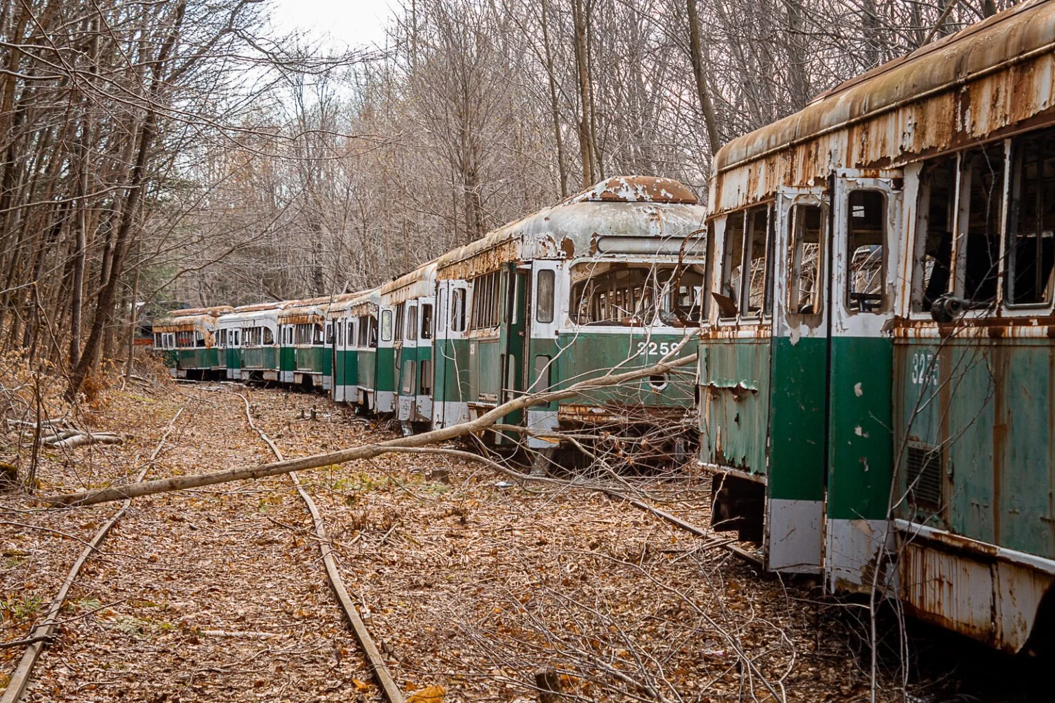 Windber Abandoned Trolley Graveyard