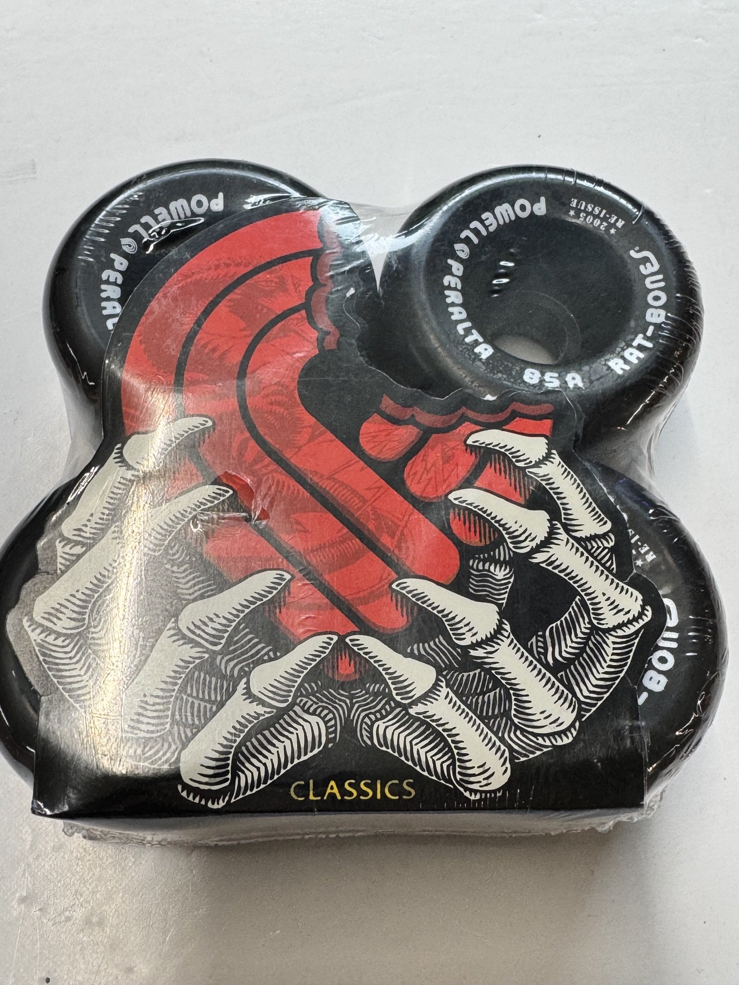 Powell Peralta Rat Bones Skateboard Wheels 60mm 85a - Black