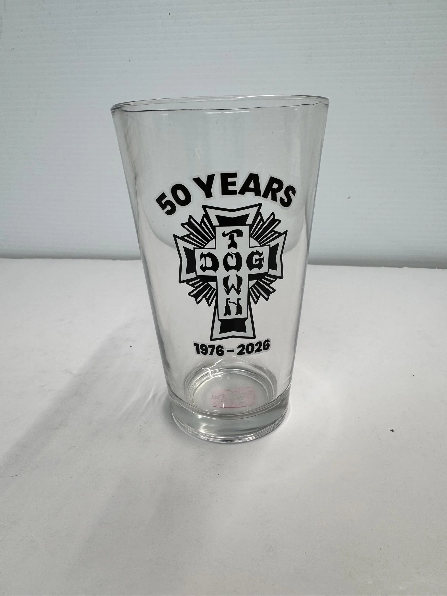 Dog Town 50 years  pint Glass