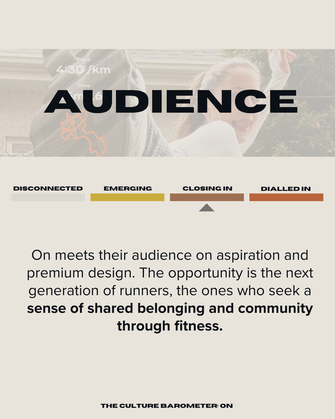 On Running: Audience