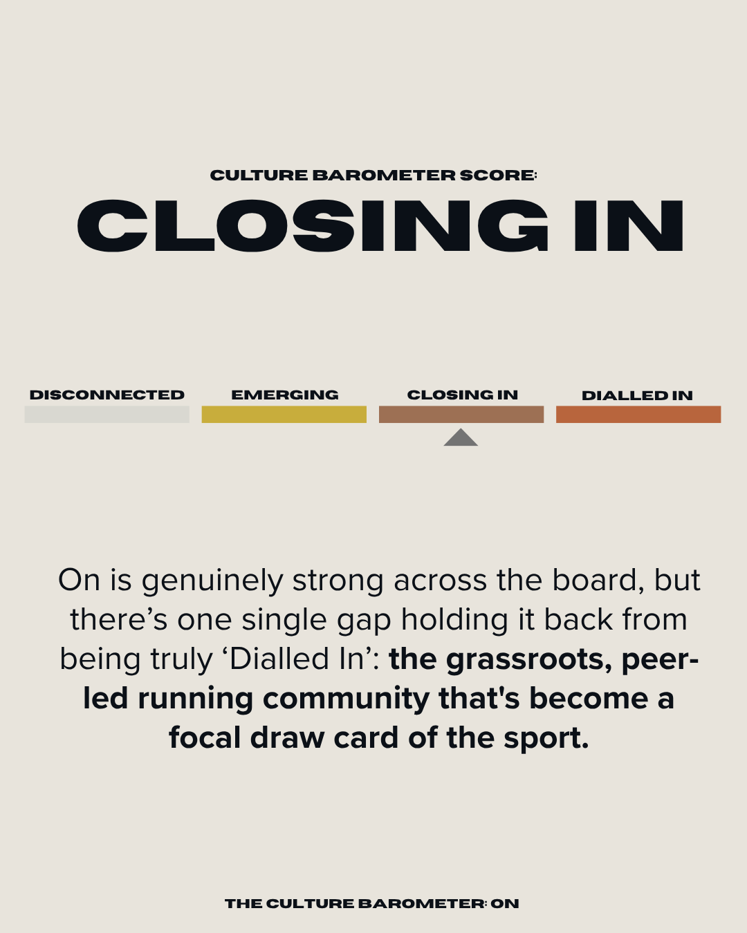 Reading: Closing In