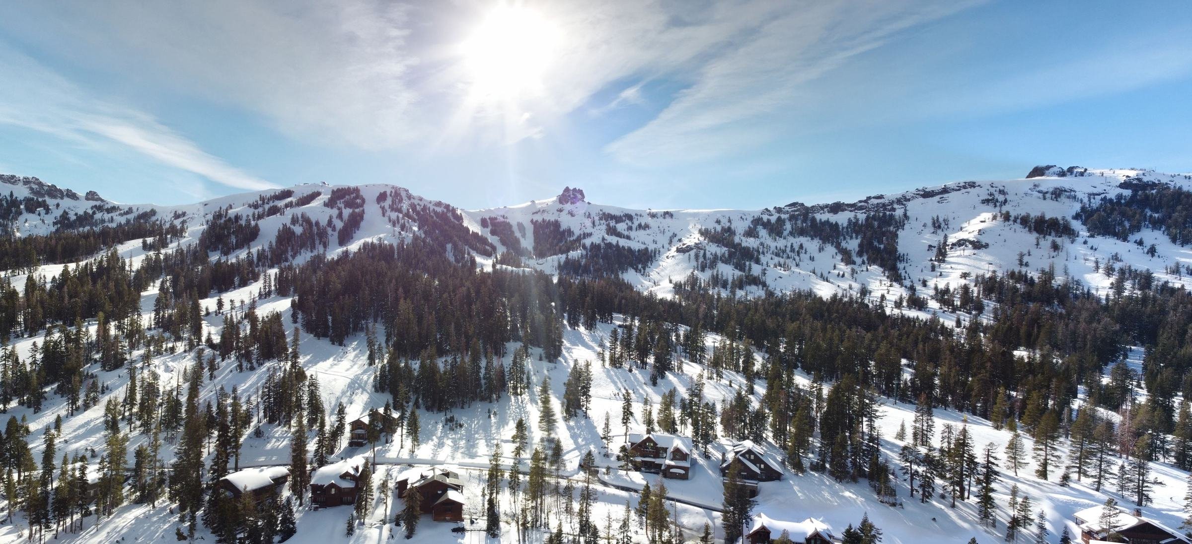 The slope below the ridge at Kirkwood as it is today