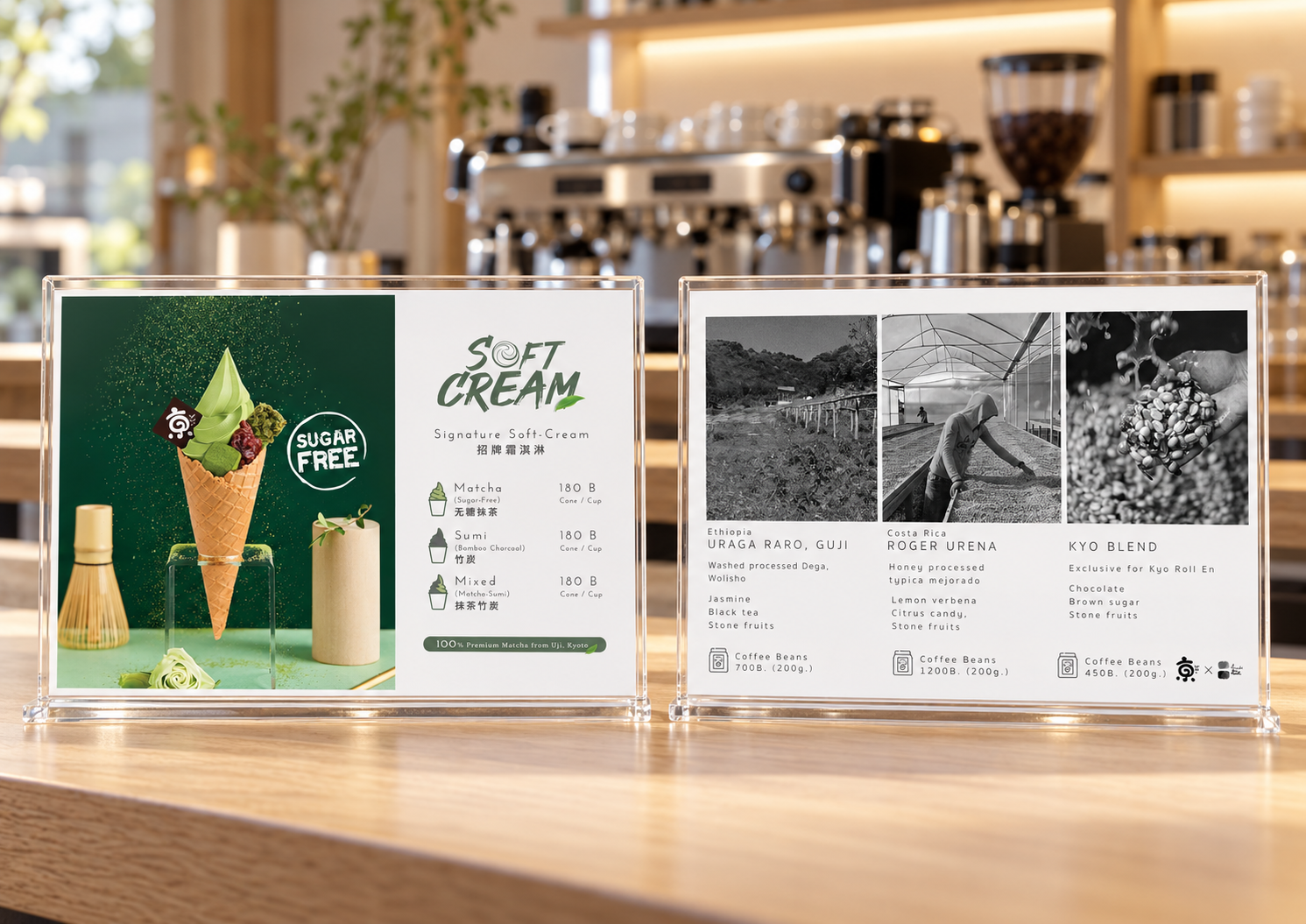 Twin acrylic matcha and coffee menus.png