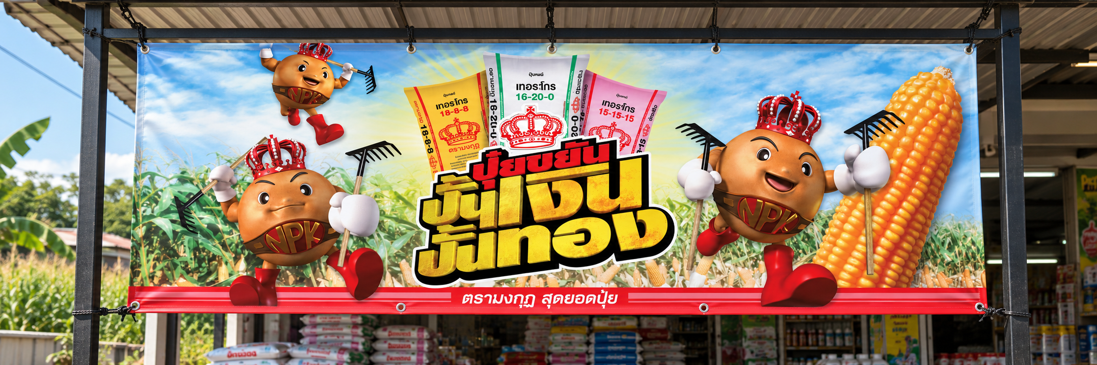 Thai fertilizer banner at rural farm store.png