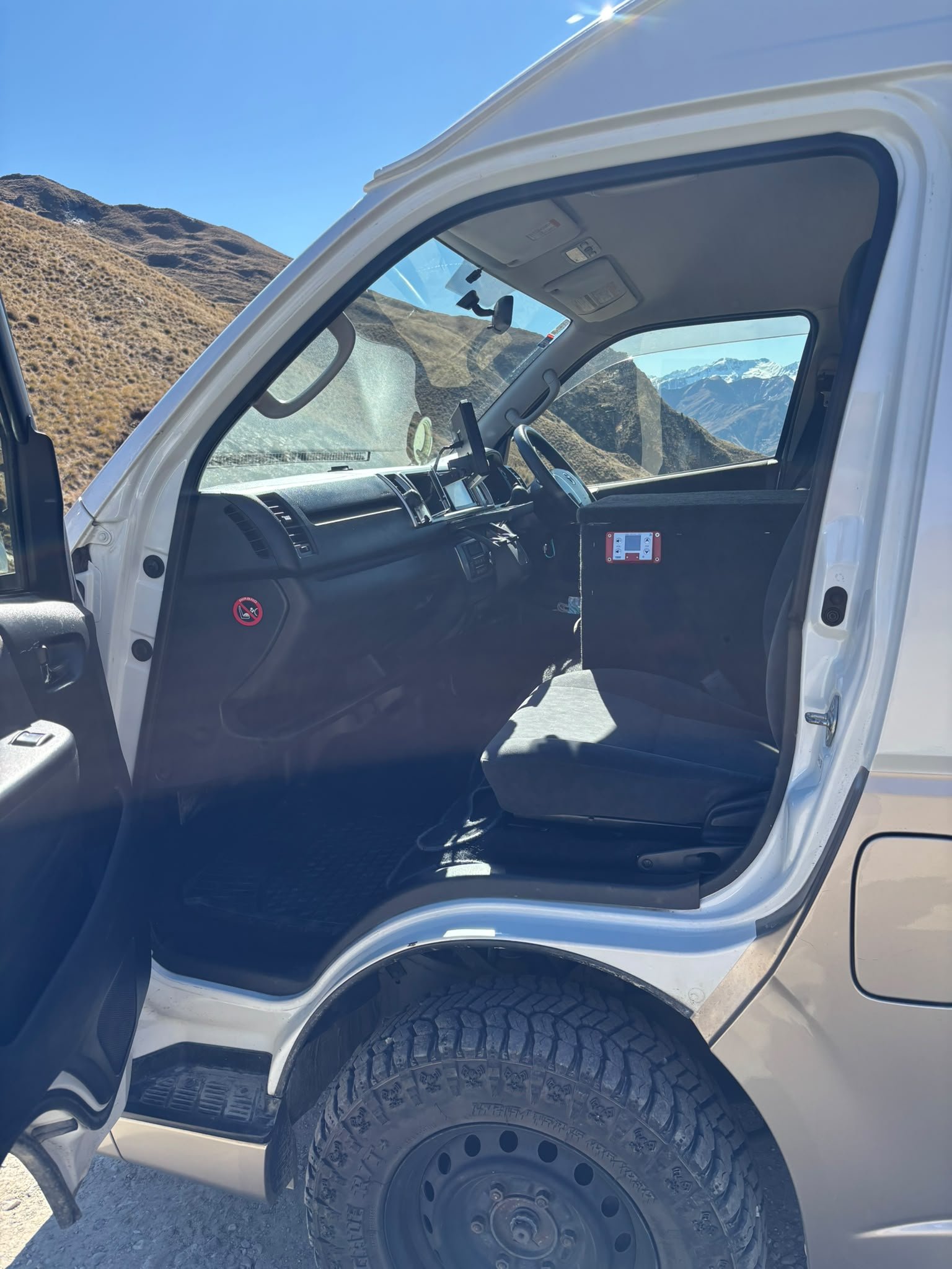 Passenger side entrance