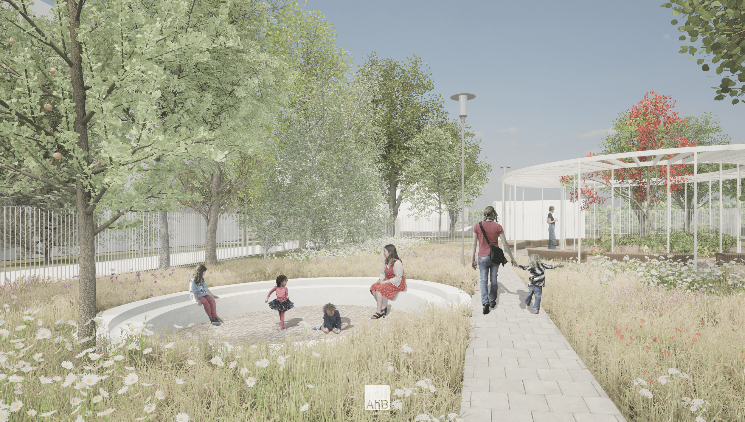 Kindergarten Landscape and Parking Design Turda