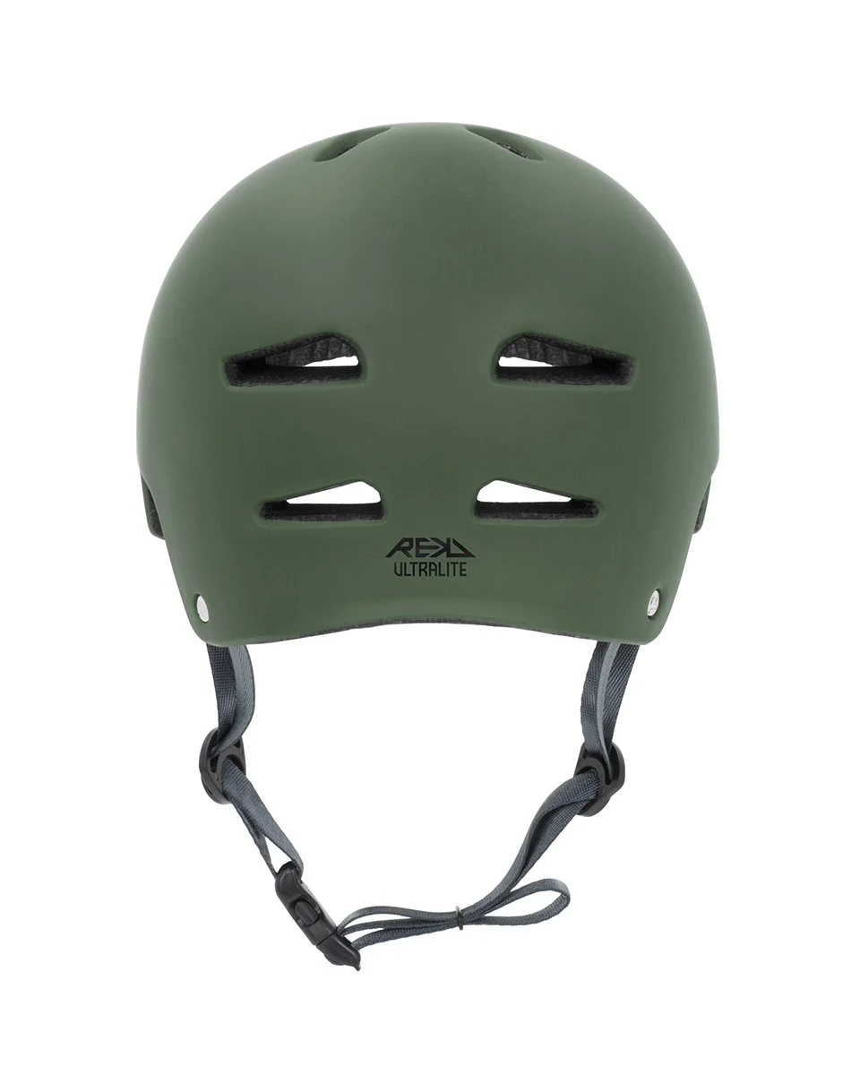 RKD259 REKD Ultralite In-Mold Helmet Green Back.jpg