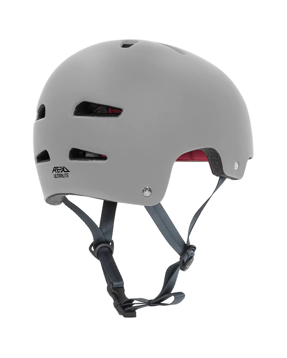 RKD259 REKD Ultralite In-Mold Helmet Grey Back Angle.jpg