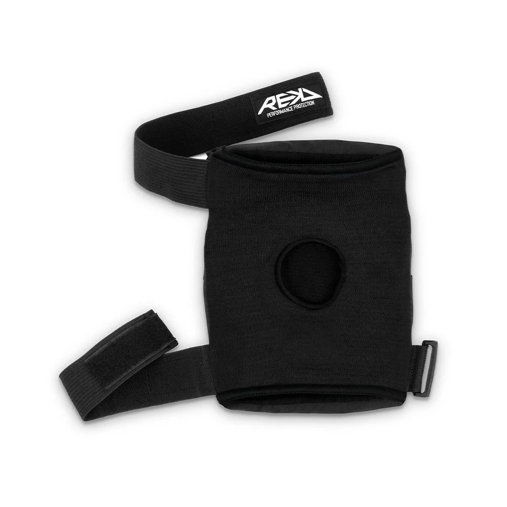 RKD600 REKD Heavy Duty Pad Set Black Elbow Pads Back Unstrapped copy.jpeg