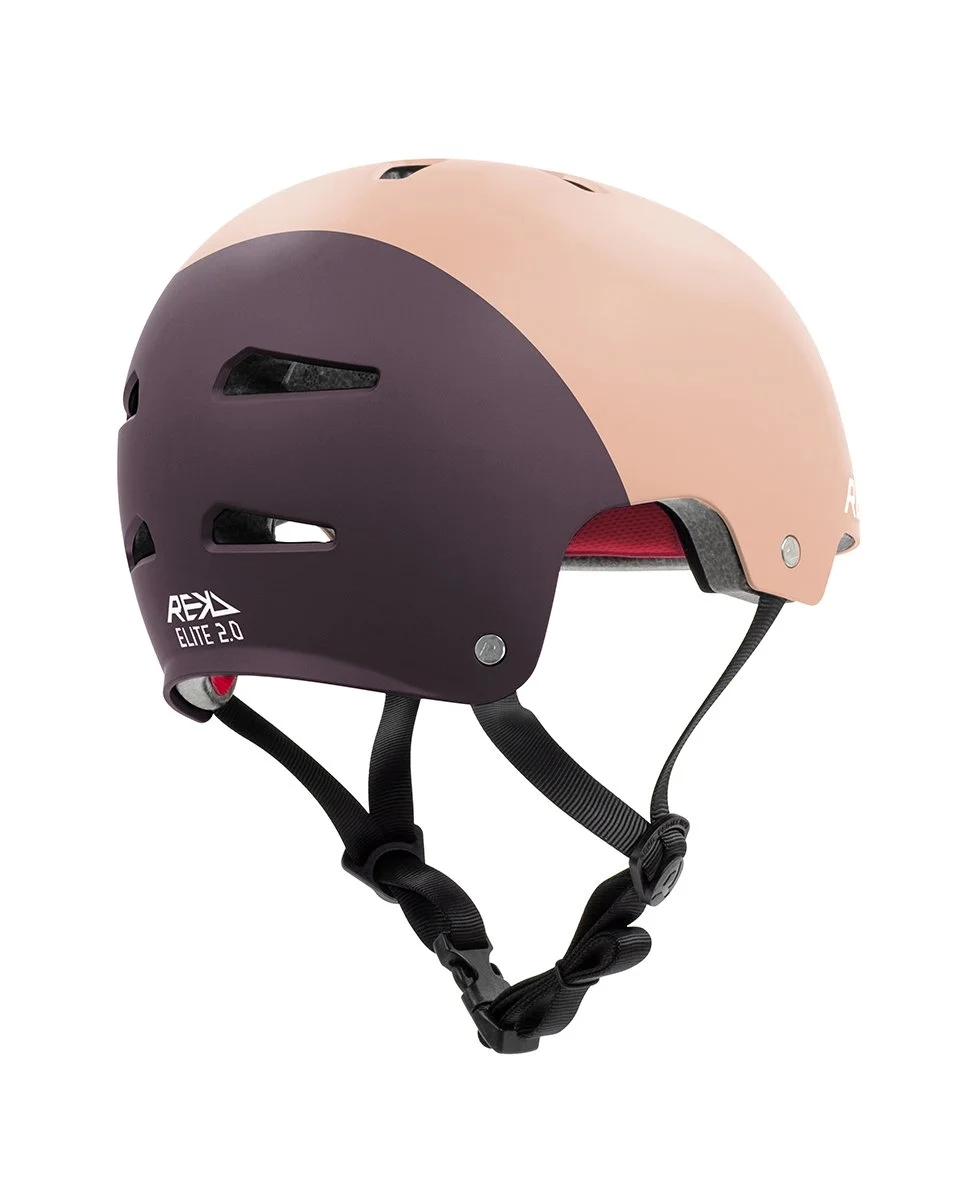 RKD159 REKD Elite 2.0 Helmet Peach Purple Back Angle.jpg