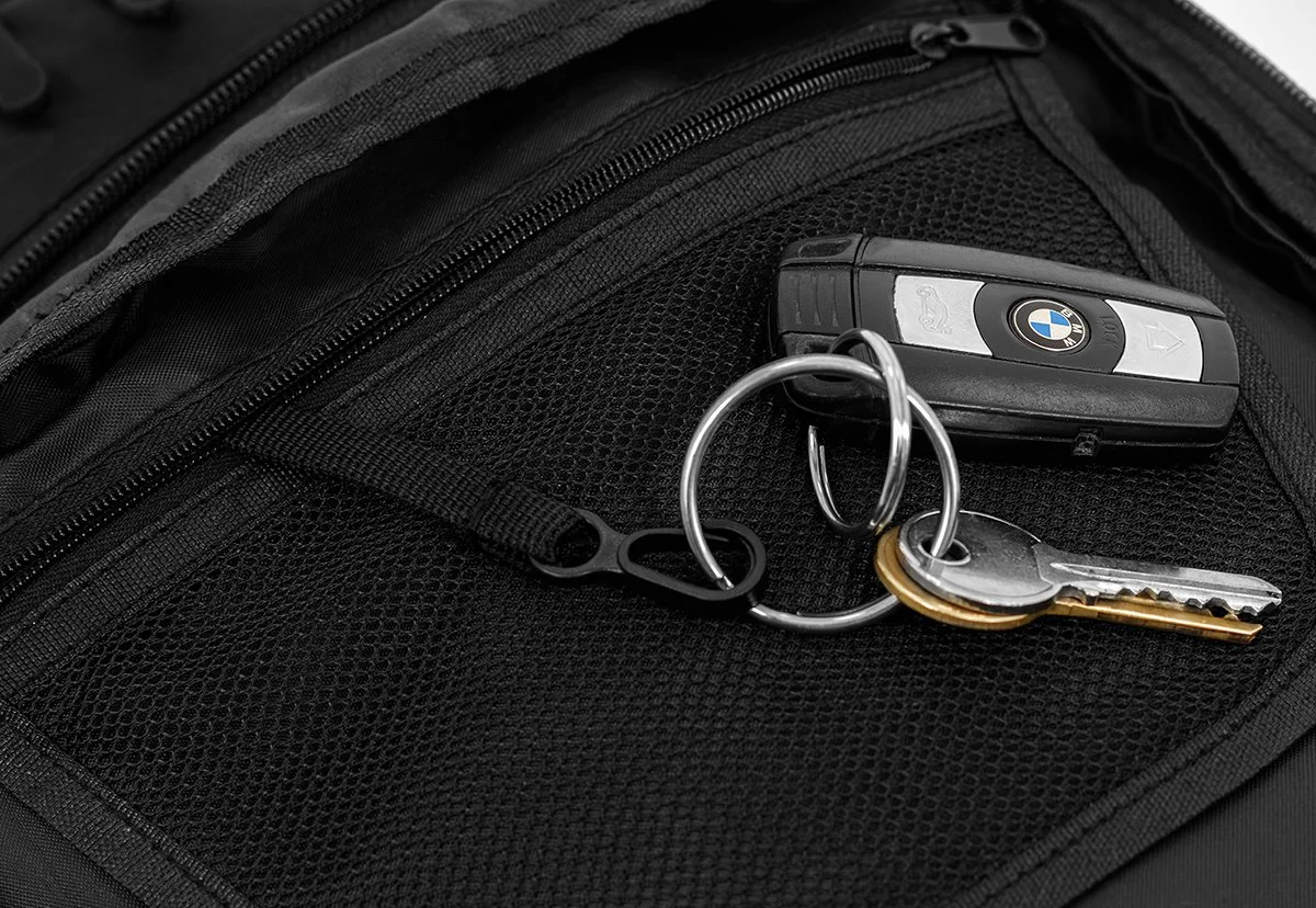 RKD900 REKD Energy Guardian Backpack Internal Pocket Key Clip Detail.jpg