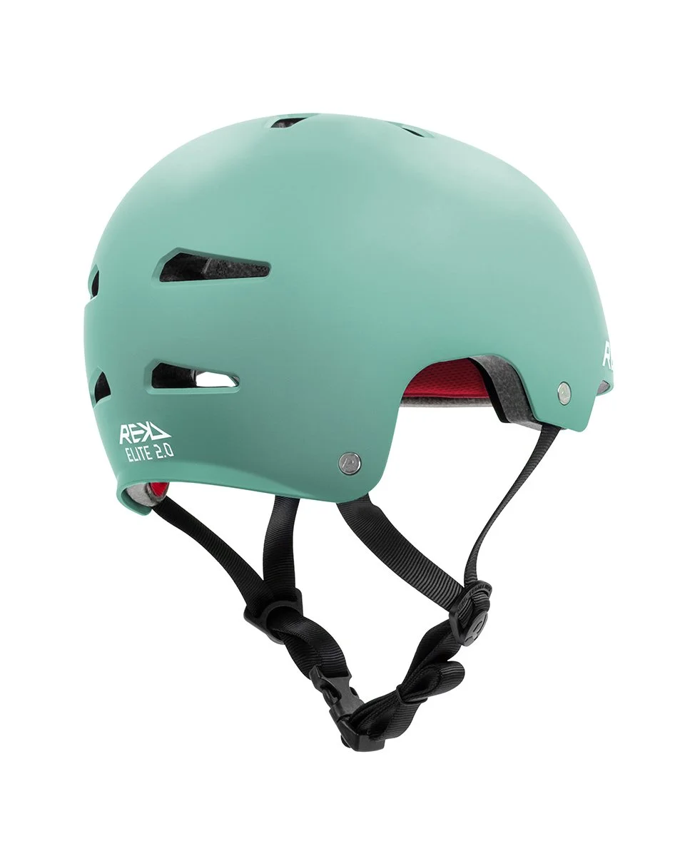 RKD159 REKD Elite 2.0 Helmet Matt Teal Back Angle.jpg
