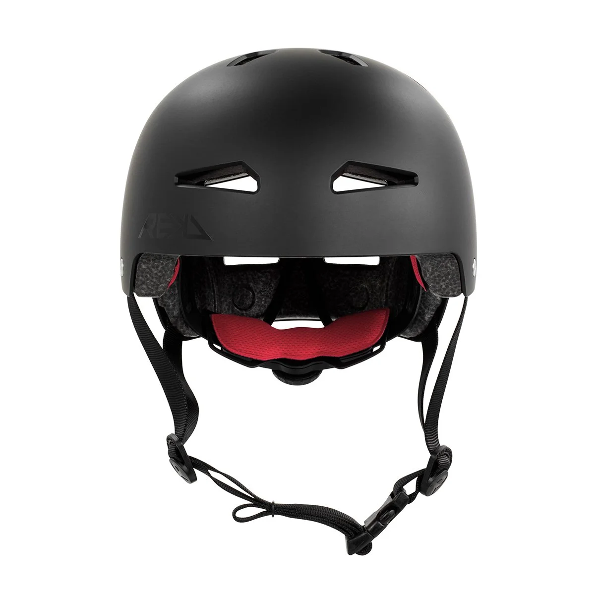 RKD159JR REKD Junior Elite 2.0 Helmet Black Front copy.jpg