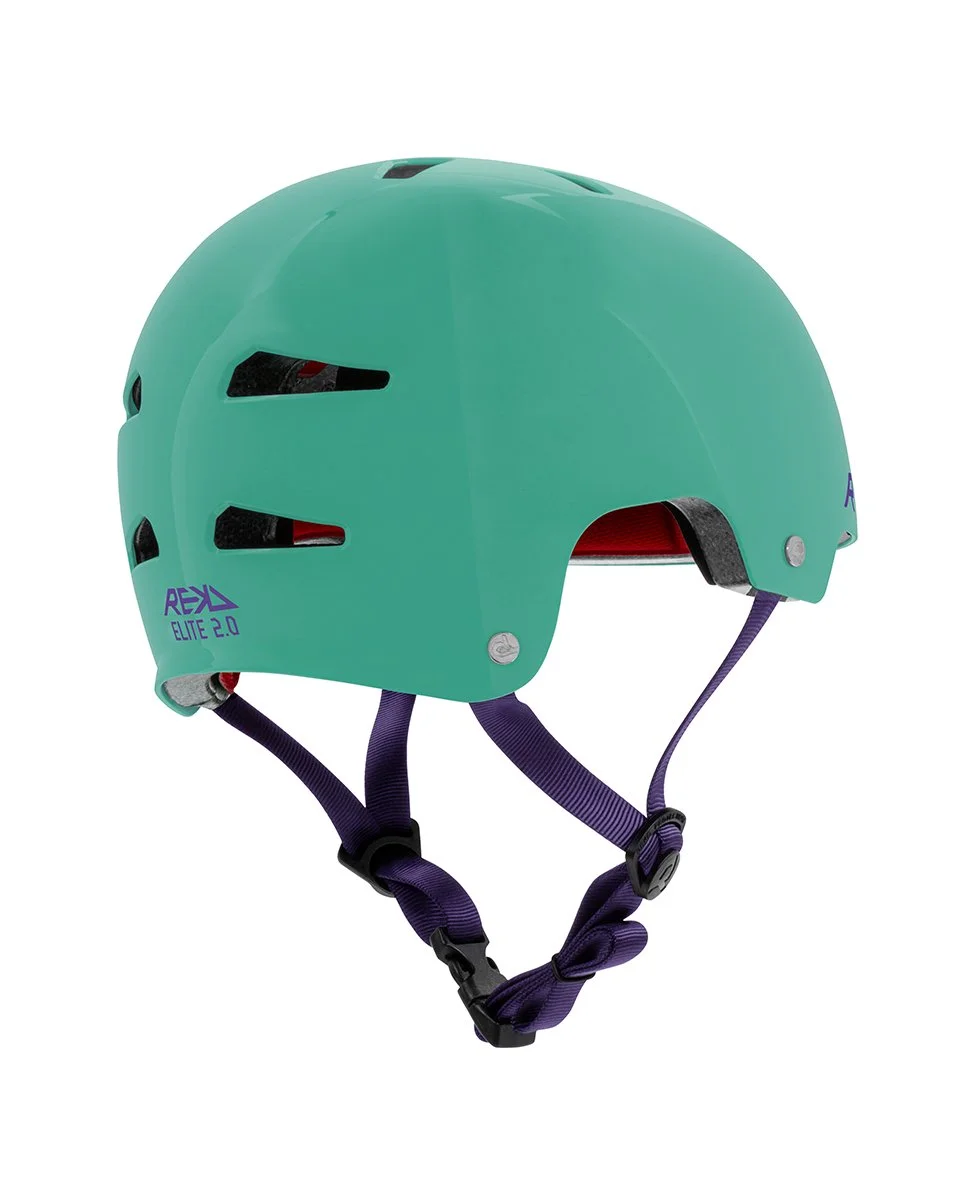 RKD159 REKD Elite 2.0 Helmet Gloss Teal Back Angle.jpg
