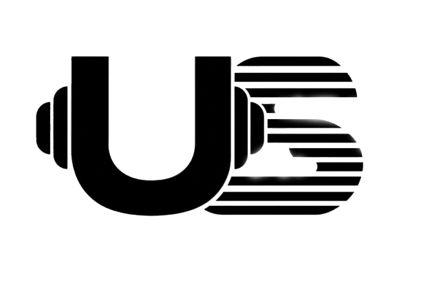 Stylized black and white logo with the letters 'UC'.