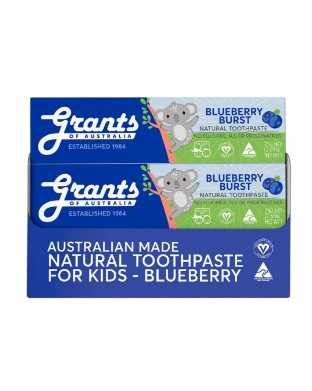 Grants - Kids Toothpaste - Blueberry Burst