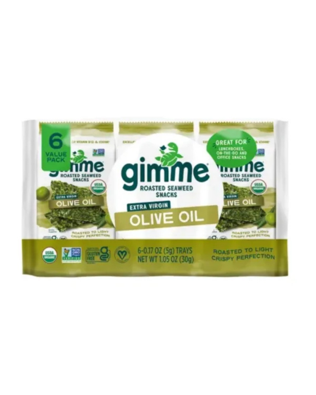 Gimme Roasted Seaweed Snacks - Olive Oil