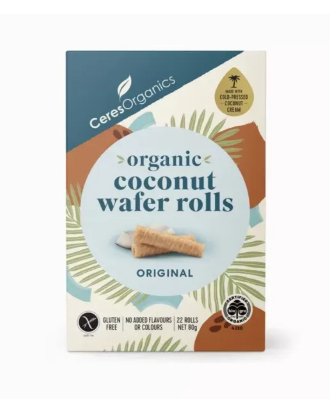 Ceres Organics - Coconut Wafer Rolls - Original