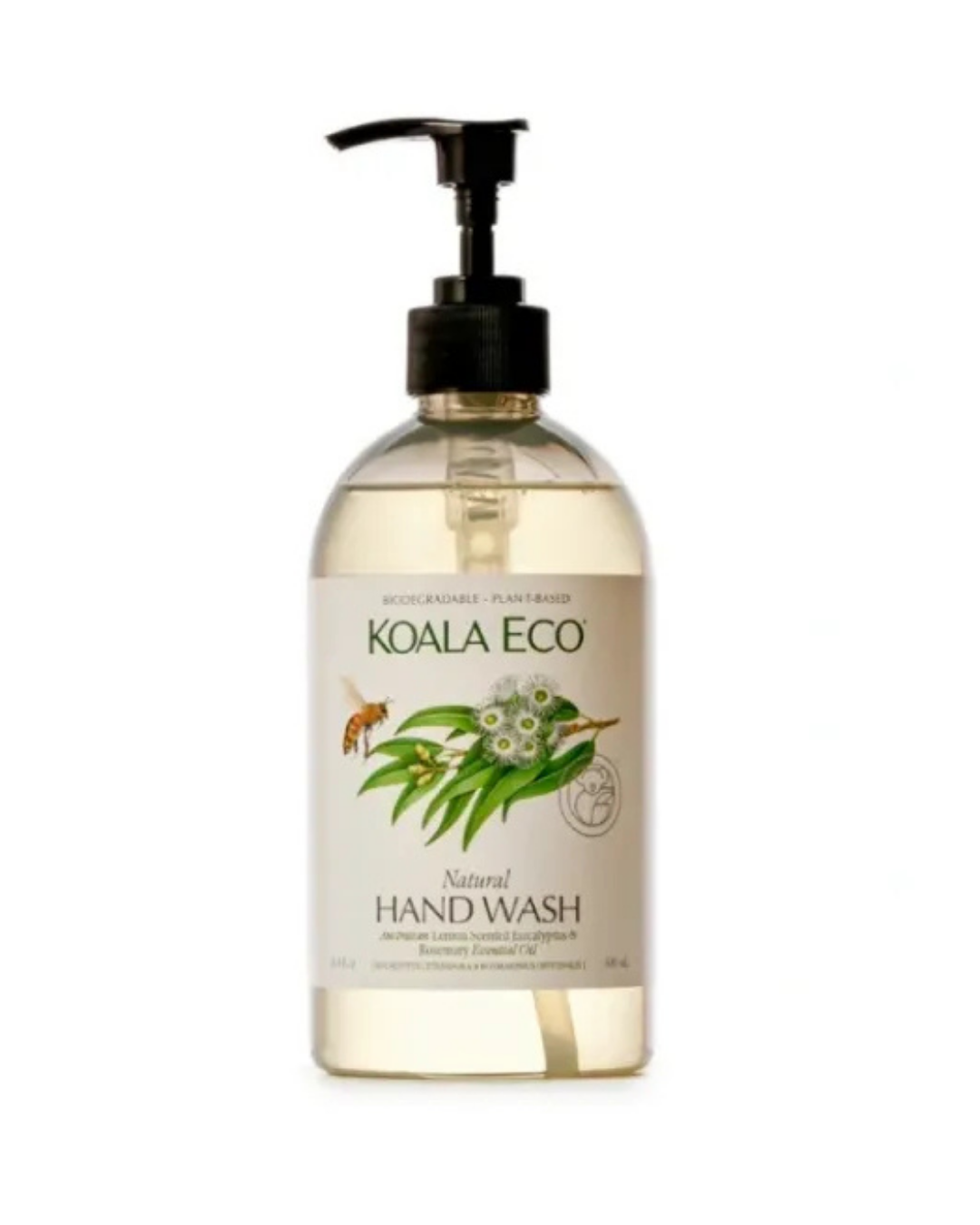 Koala Eco Natural Hand Wash 500ml - (Lemon scented Eucalyptus & Rosemary)