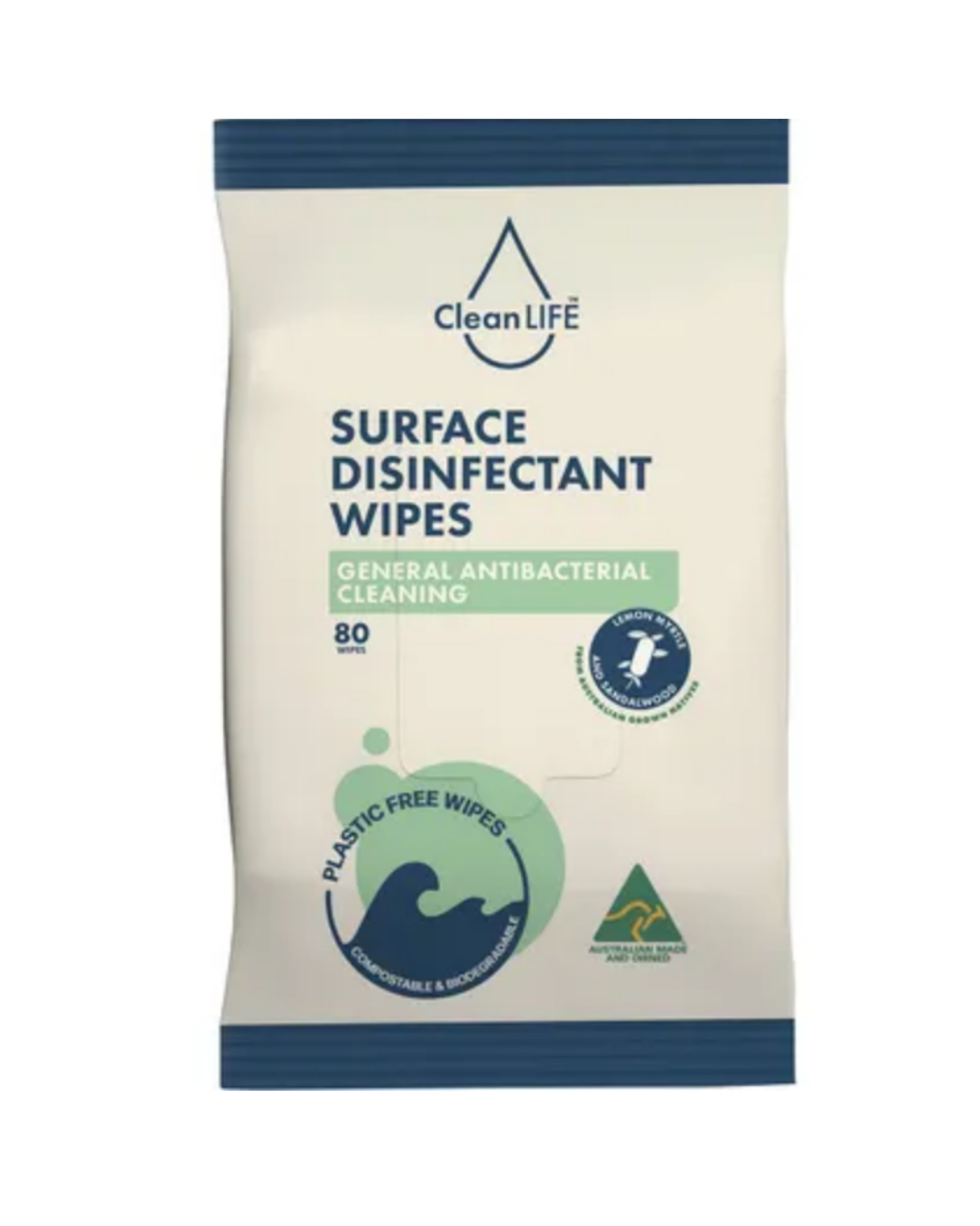 Surface Disinfectant Wipes 80pk