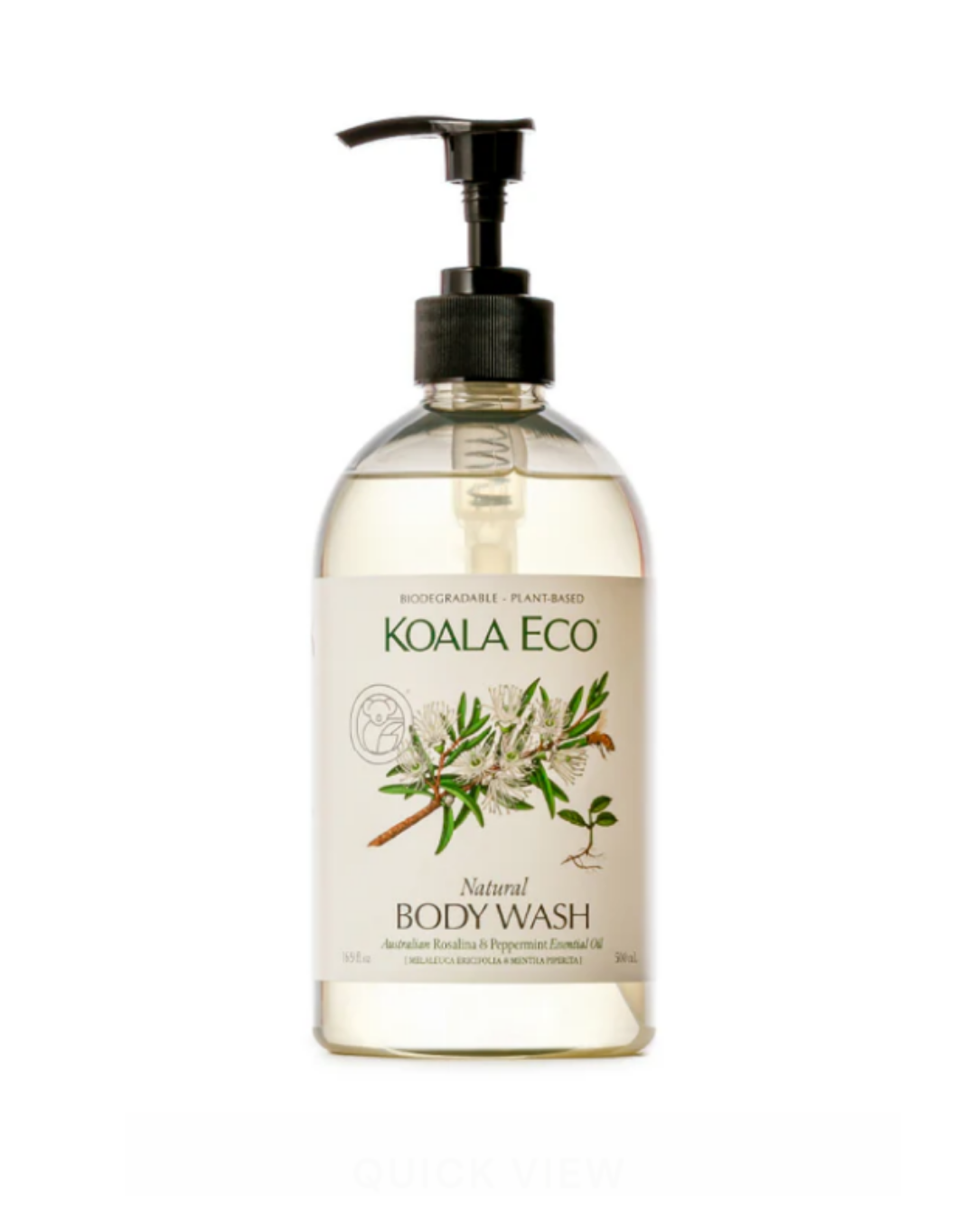 Koala Eco Natural Body Wash (Rosalina & Peppermint)