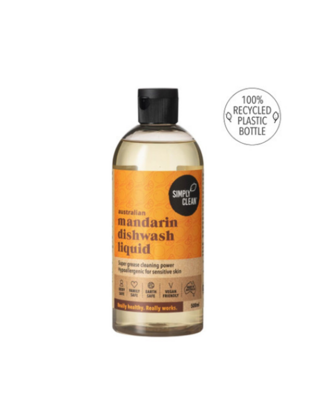 Simply Clean Mandarin Dishwash Liquid