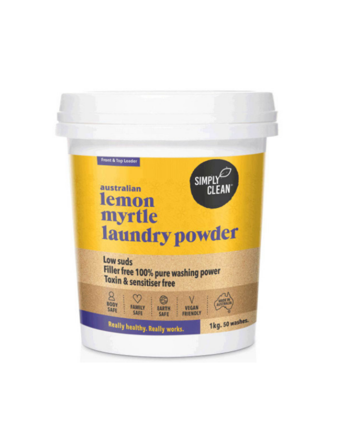 Australian Lemon Myrtle Laundry Powder 1kg