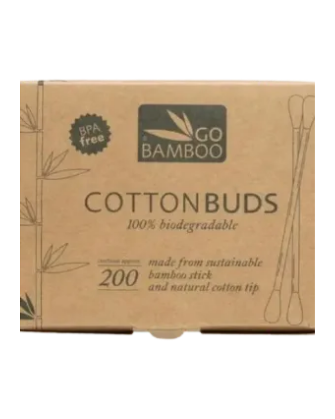 Go Bamboo Cotton Buds 200pk