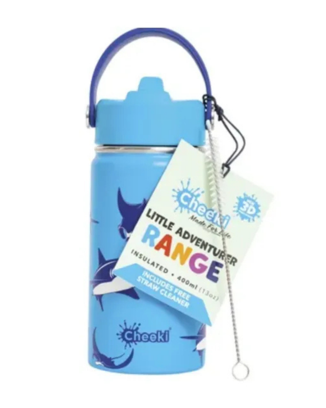 Cheeki Kids Stainless Steel Insulated Water Bottle 400ml