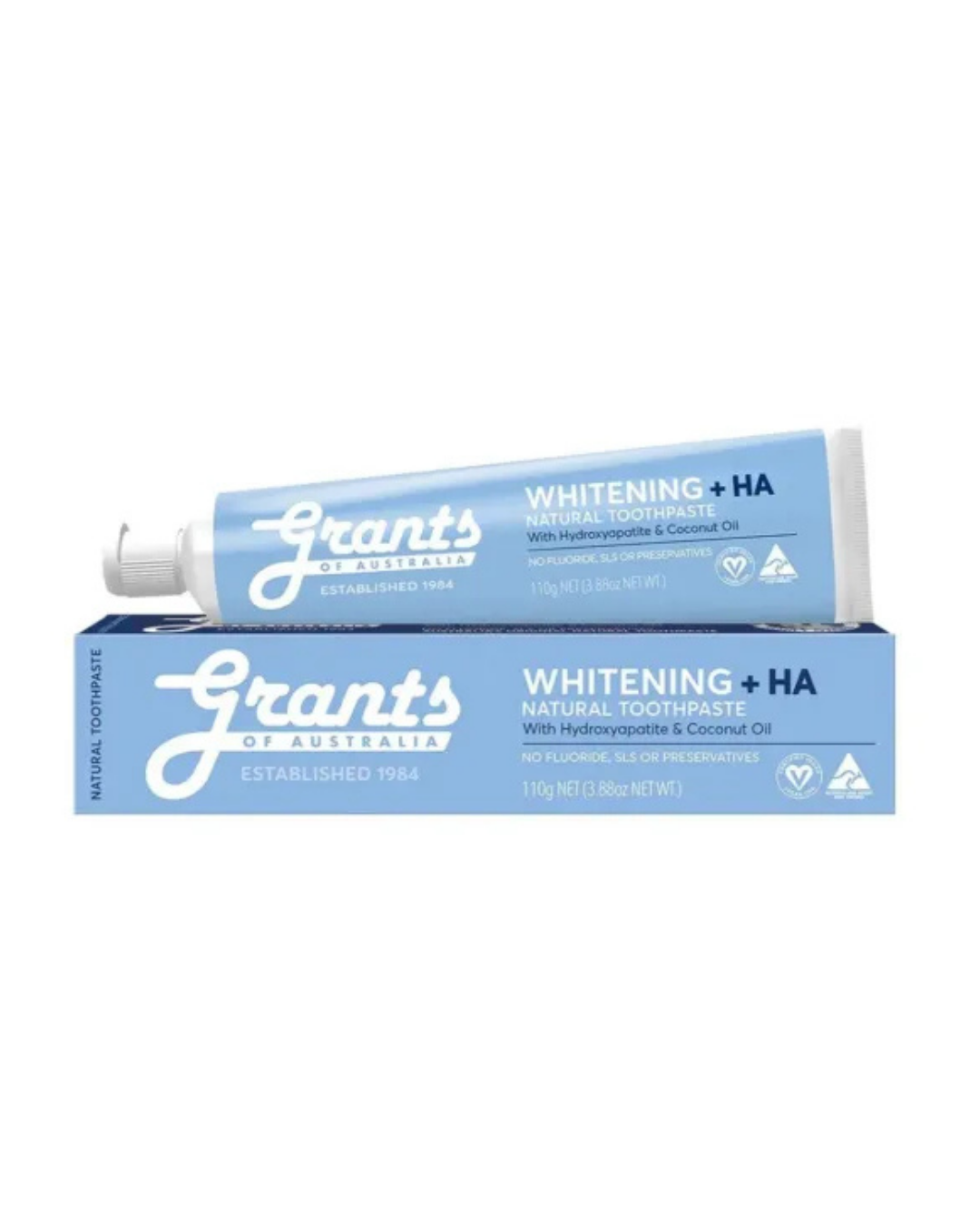 Grants - Whitening Toothpaste with HA & Coconut Oil