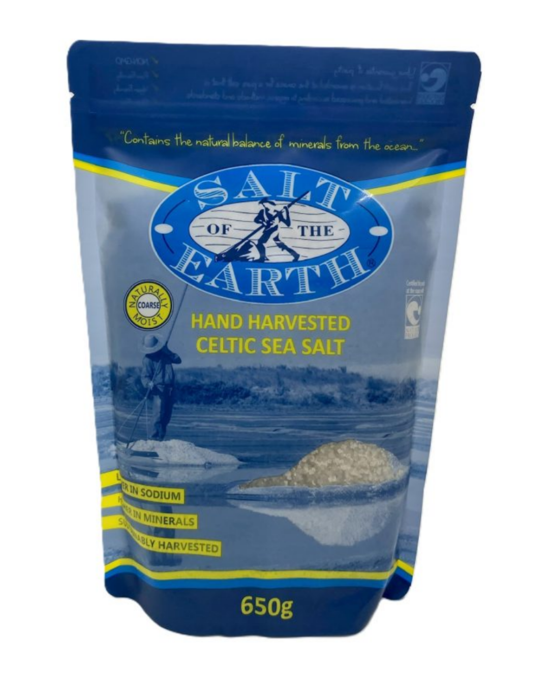 Hand Harvested Celtic Sea Salt- Course