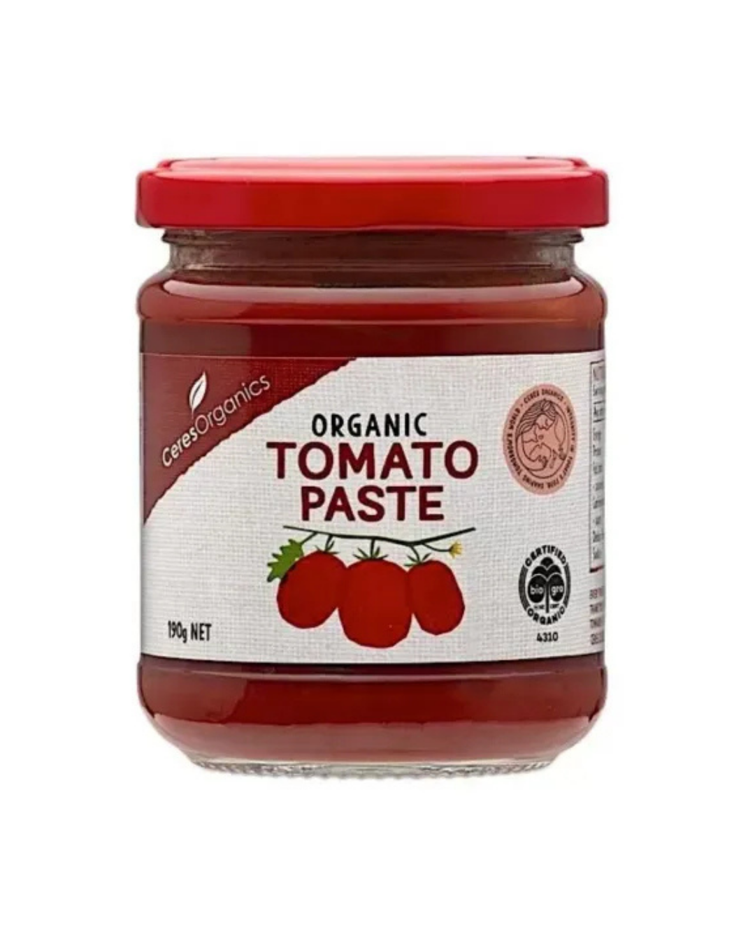 Ceres Organics - Organic Tomato Paste 190g