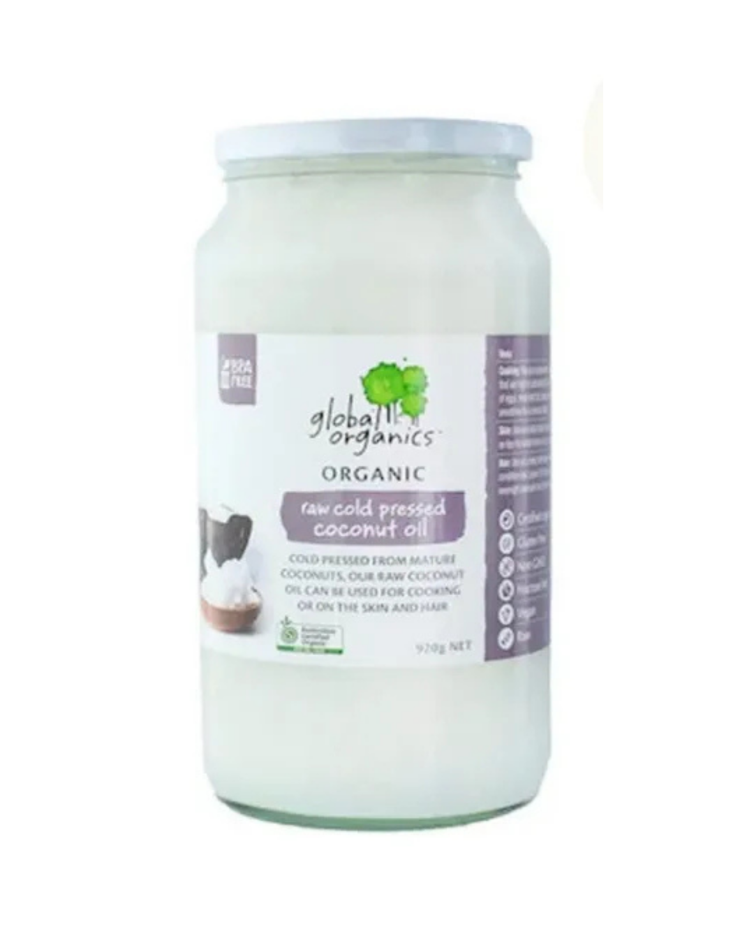 Organic Raw Coconut Oil 920g