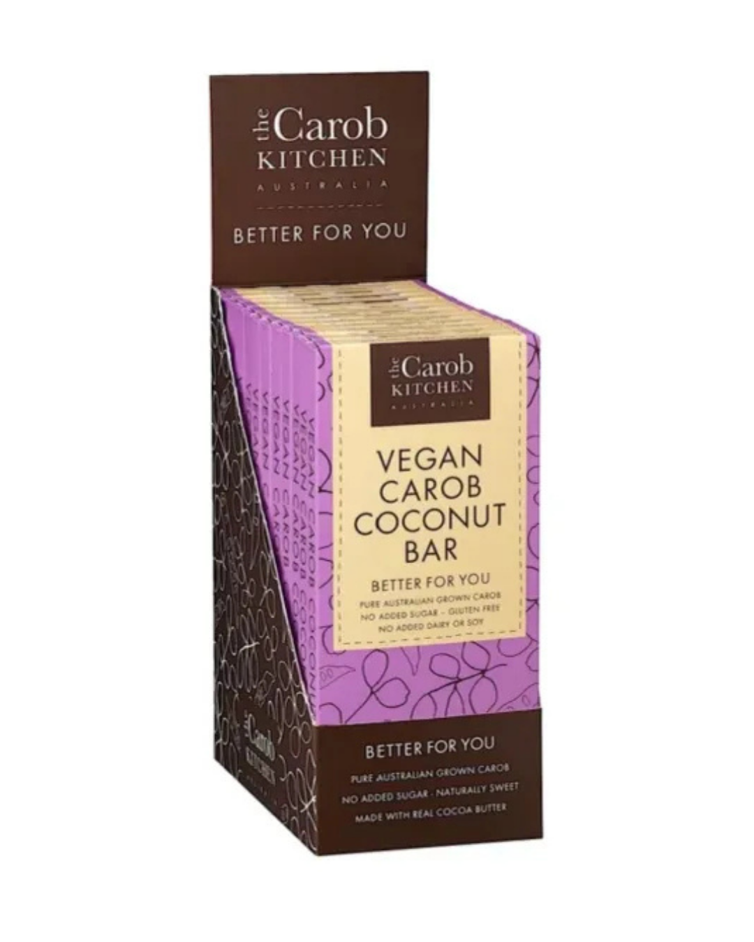 The Carob Kitchen - Vegan Carob Coconut Bar