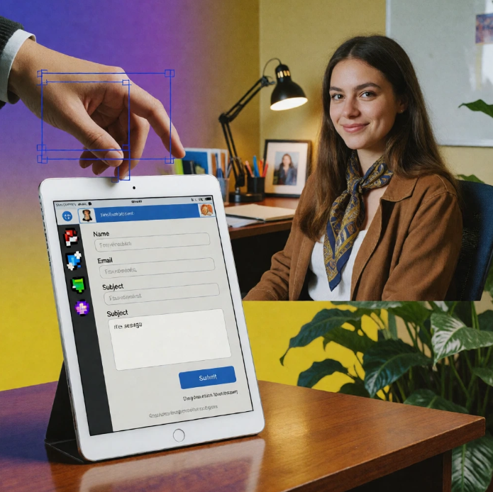 customer support specialist headset laptop office