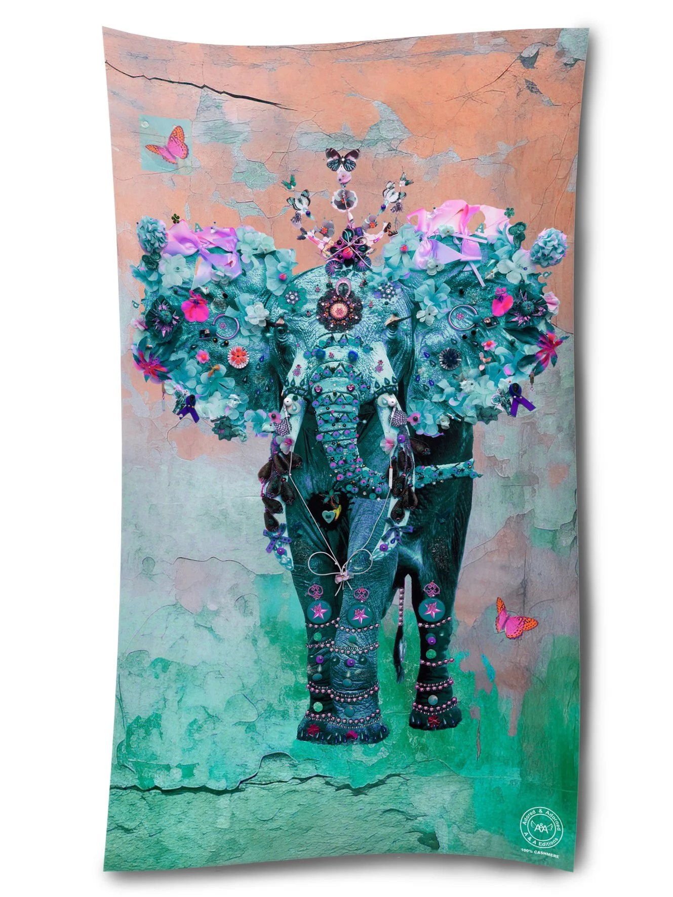 3 Elephant Blue